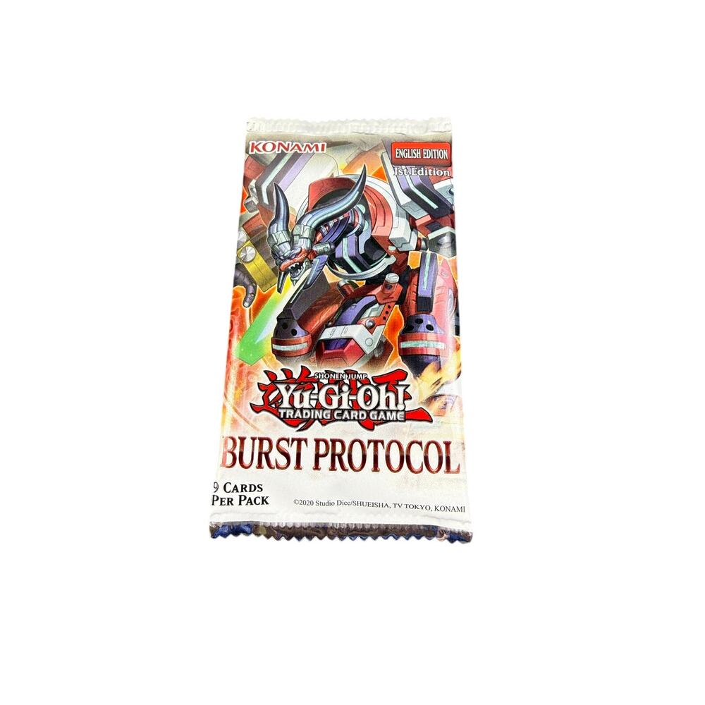 New YuGiOh Burst Protocol Core 1st Edition Booster Pack w/9 cards Sealed